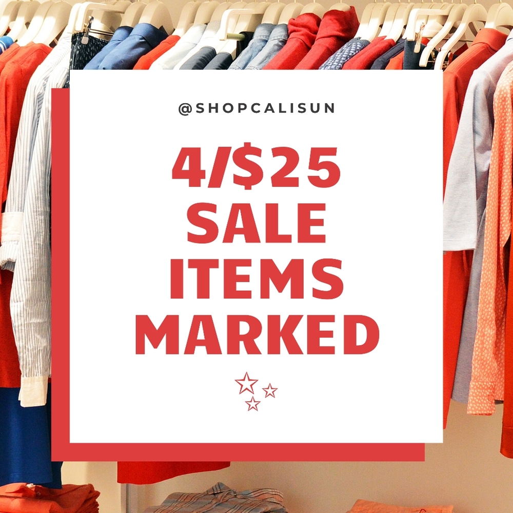 sale items marked ✨